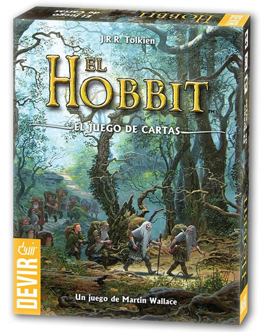 ccaja del juego de cartas de El Hobbit