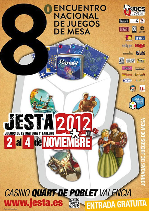 cartel del encuentro nacional de juegos de mesa jesta 2012