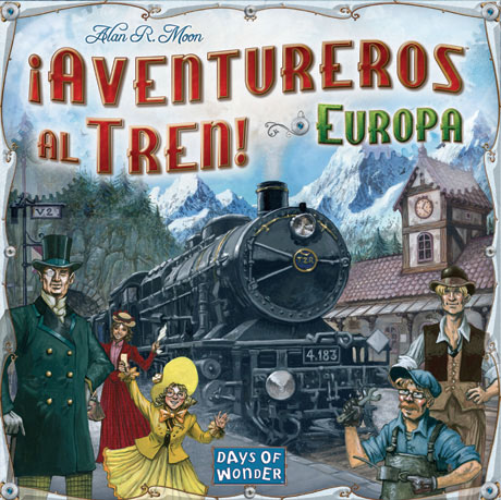 Caja de aventureros al tren europa