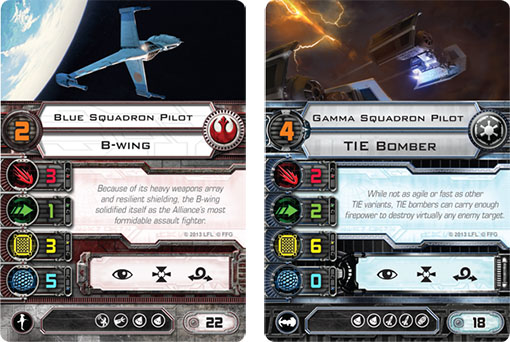 Nuevos Bombarderos de la próxima expansión de X-Wing