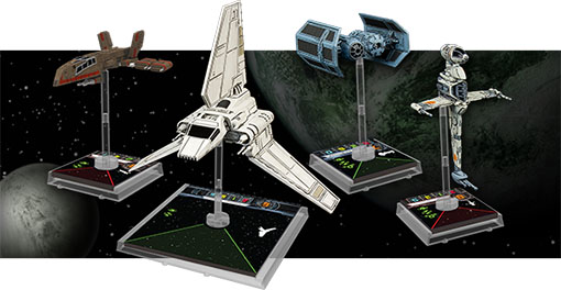 Las cuatro naves d ela nueva expansión de X-Wing