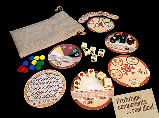 Componentes de Vivajava the dice game