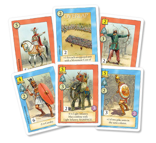 Cartas de tropas de field of glory the card game