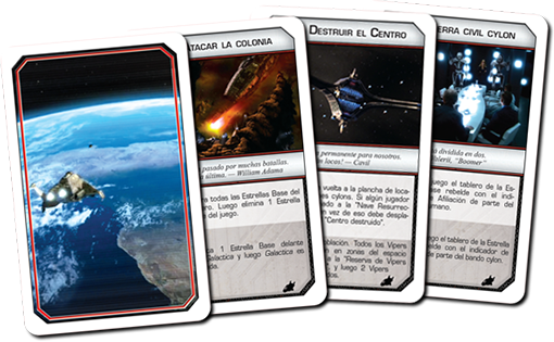 Nuevas cartas de Battlestar Galactica Amanecer
