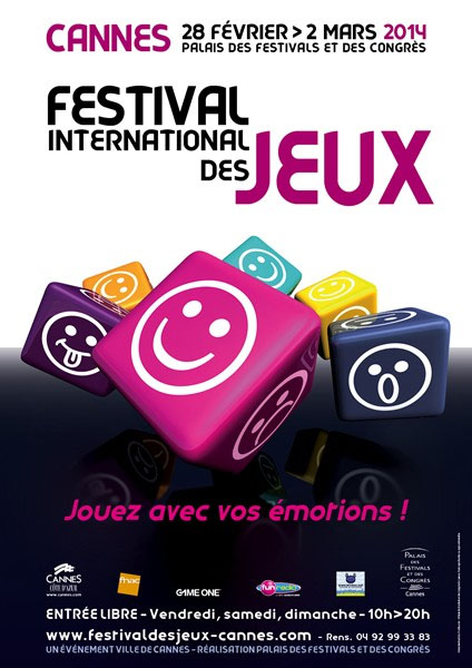 Cartel del festival internacional de juegos de Cannes donde se entregará el premio Sa D'or