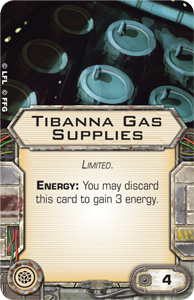 X-Wing, Tantive IV, Tibanna Gas Supplies
