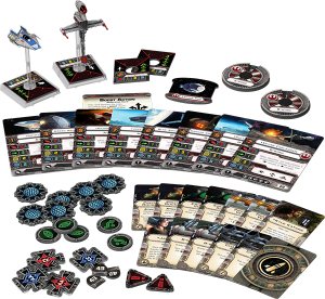 X-Wing, Ases Rebeldes, componentes.