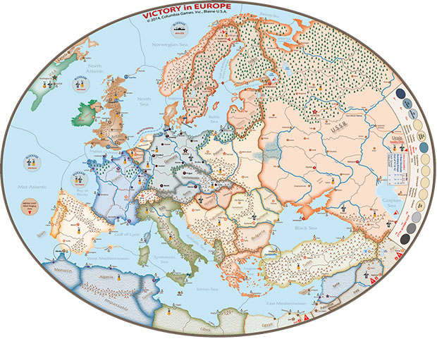 Mapa de Victory in europe