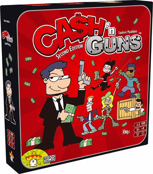 Portada de la segunda edición de Cash and Guns
