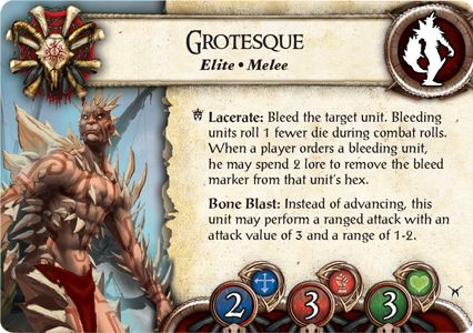 Battlelore, carta Grotesque