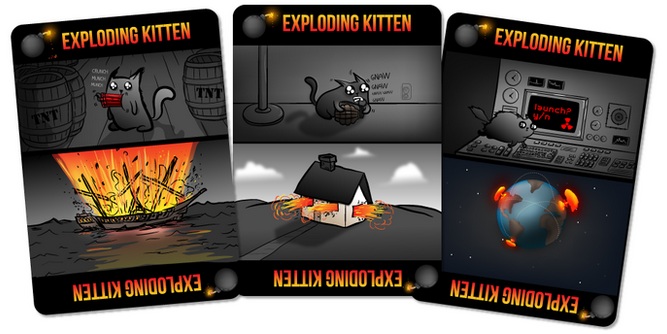 Explosiones y gatos, juntos por fin en Exploding Kittens