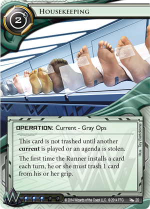Netrunner - Order and Chaos Housekeeping