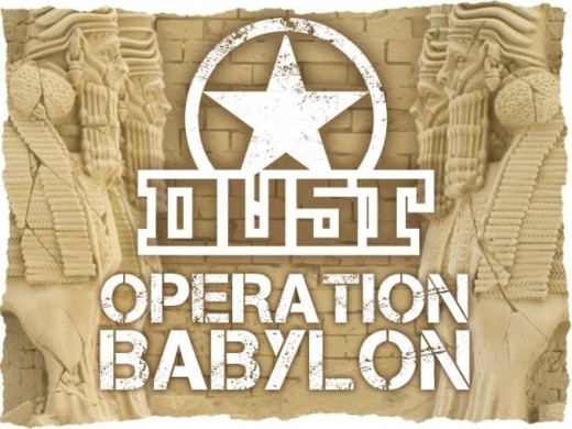 Logotipo de Dust operación babylon