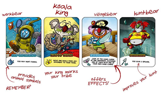 Cartas de Koalas de Karnivore Koala