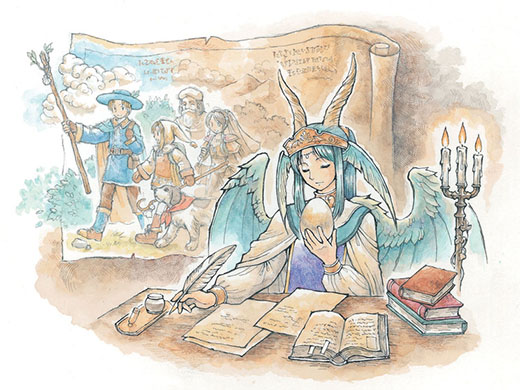 Ilustración de Ryuutama