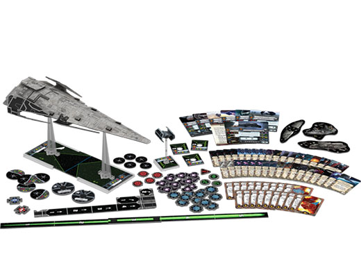 Componentes de la corveta Raider para X-Wing