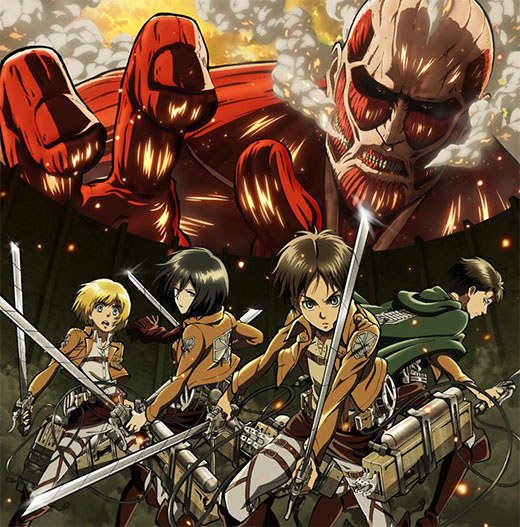 Imagen del anime Attack on titan