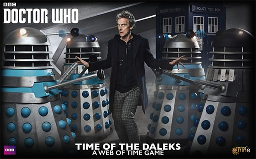 Portada de Doctor Who: Time of the Daleks – A Web of Time Game