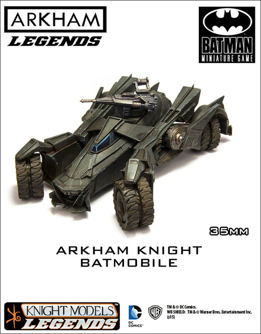 Batmobile de Batman miniature game