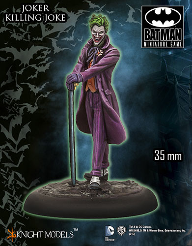 Miniatura de Joker de la broma asesina para Batman miniature game