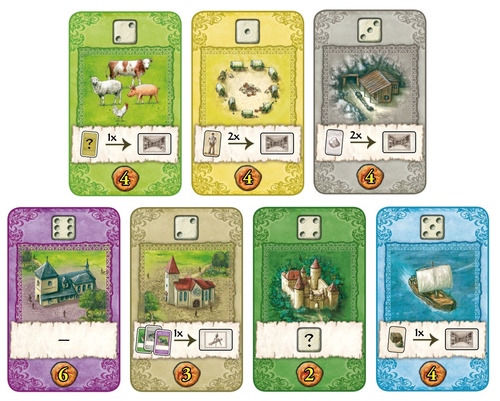 Cartas de The Castles of Burgundy : The Card Game