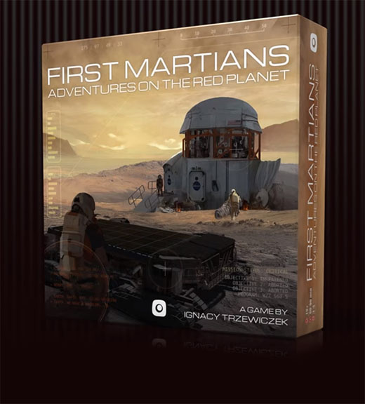 Portada de The First Martian de Portal games