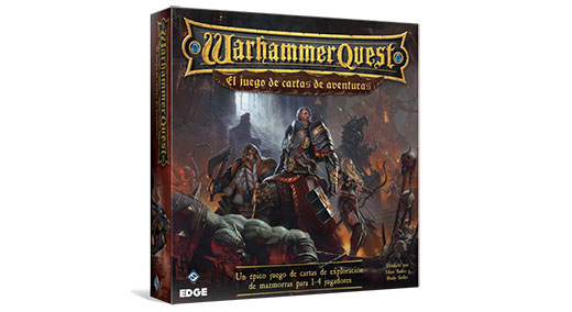 Portada de Warhammer Quest el juego de cartas de aventuras