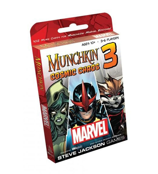 Segunda expansión de de Marvel Munchkin