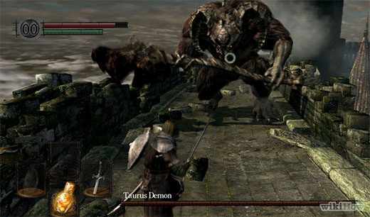 Captura de pantalla de dark Souls