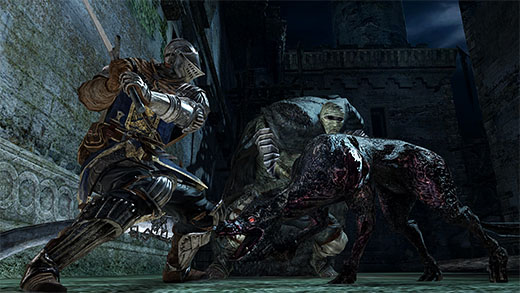 Captura de pantalla de dark Souls