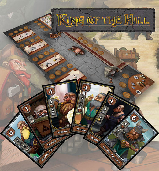 Algunos componentes de king of the hill
