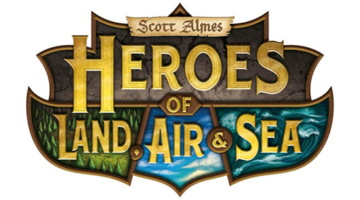 Logotipo de heroes of land air and sea