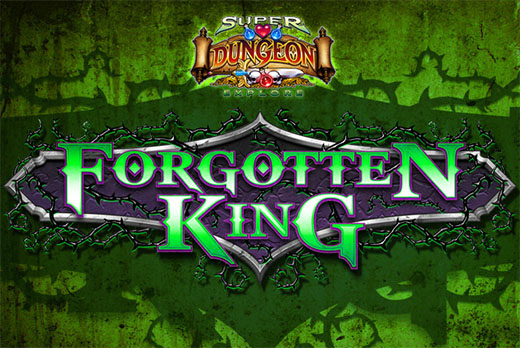 Logotipo de super dungeon explore el rey olvidado