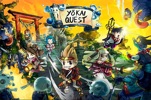 Portada del juego de miniaturas Yokai Quest