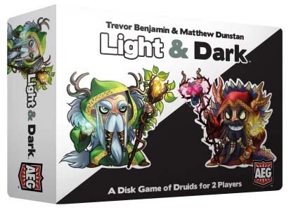 Caja del juego de mesa para dos jugadores Light and dark