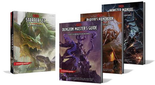 Primeros libros de la quinta edición de dungeons and Dragons que serán traducidos por Edge Entertainment