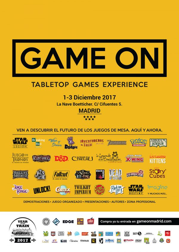 Cartel oficial GAME ON