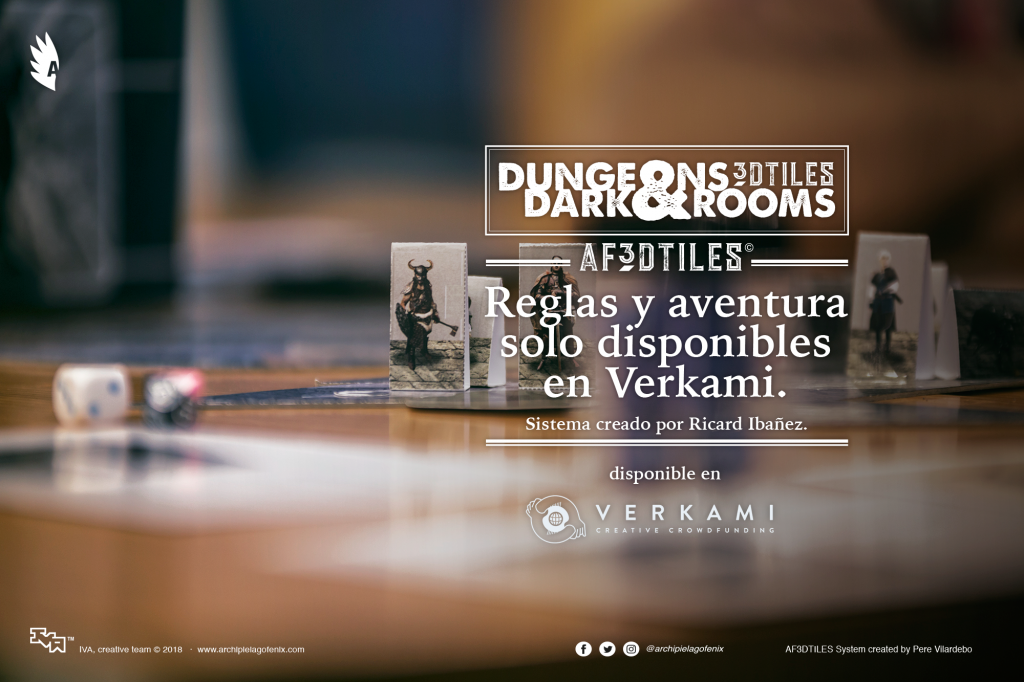 Publicidad de Dungeons&Darkrooms en Verkami