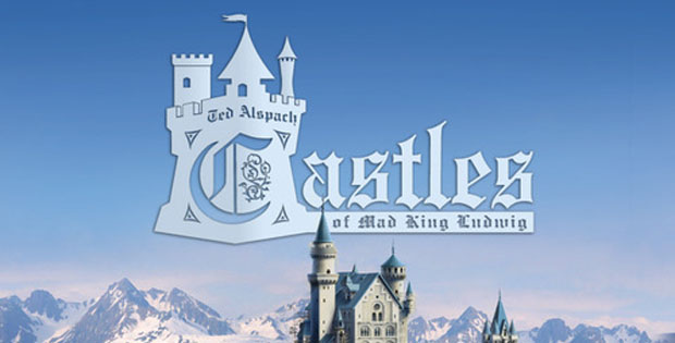 Detalle de la portada de Castles of Mad King Ludwig