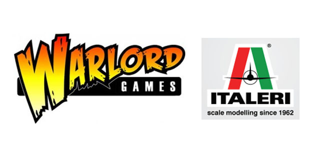 >Logotipos de Warlord Games e Italieri