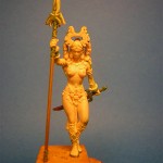 Escultura de Belit para el juego de Conan
