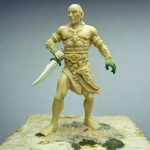 Escultura de Shevatas para el juego de Conan