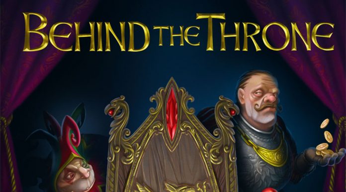 Fragmento de la portada de Behind the throne
