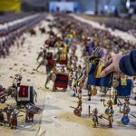 Diorama de la batalla de Zama fabricado con muñecos Playmovil