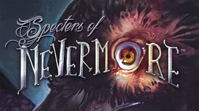 Detalle de la portada de Specters of Nevermore