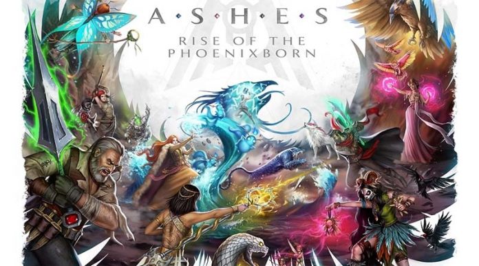 Detalle del arte gráfico de Ashes Rise of the Phoenixborn