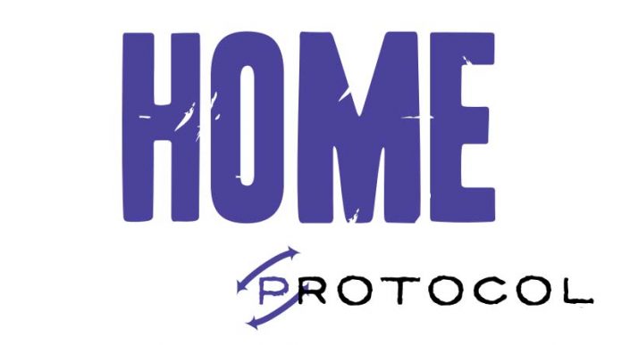Logotipo de Vuelta al Hogar, primer título de la serie Protocol