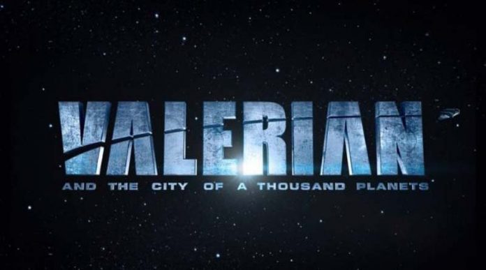 Logotipo de Valerian y la ciudad de los mil planetas