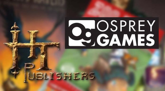 Logotipos de HT Publishers y Osprey Games