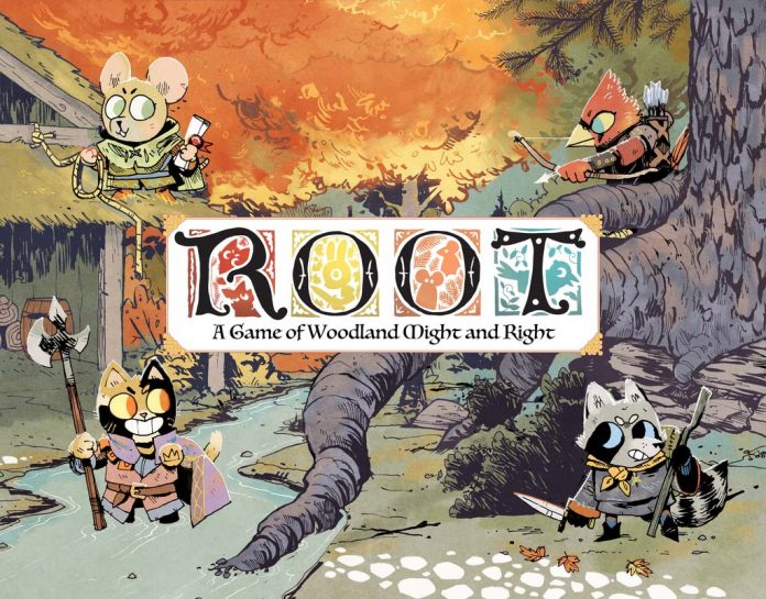 Portada del juego de mesa Root: A Game of Woodland Might and Right